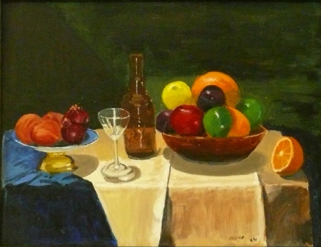 Still Life with Fruit and Glass